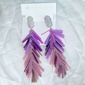 Kendra Scott Justyne Gold tassel drop earrings